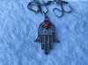 Argint MEDALION MANA MAICII DOMNULUI HAMSA 1900 de colectie UNIC pe Lant argint