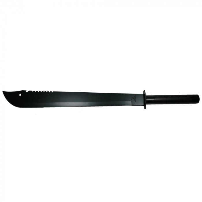 Sabie de vanatoare IdeallStore&reg;, Ninja Blade, otel inoxidabil, 82 cm, negru
