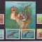 170-TANZANIA-Animale din Africa-Bloc si Serie de 6 timbre nestampilate MNH