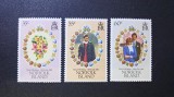Norfolk Island 1981 Nunta Regală Prințul Charles și Prințesa Diana Set Complet 3 Timbre MNH Neștampilat - A183
