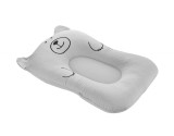 Salteluta Suport pentru Baita BabyJem Gri - Dimensiuni 55x37x16cm, Material cu Uscare Rapida, Recomandata de la 0 Luni+