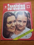 Revista sanatatea octombrie 1978-stitalul clinic iasi,cluj napoca