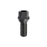 Prezon janta auto M14x1.25, 27 mm, con drept, negru, cheie HEX17