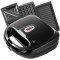 Sandwich-maker Rubik 30Jvul 3in1,750W, 3 tipuri de placi detasabile, vafe, gratar, panini, culoare negru