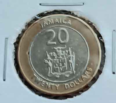 M3 C50 - Moneda foarte veche - Jamaica - 20 dolari - 2000 foto