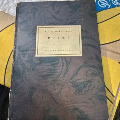 POEME - WALT WHITMAN foto