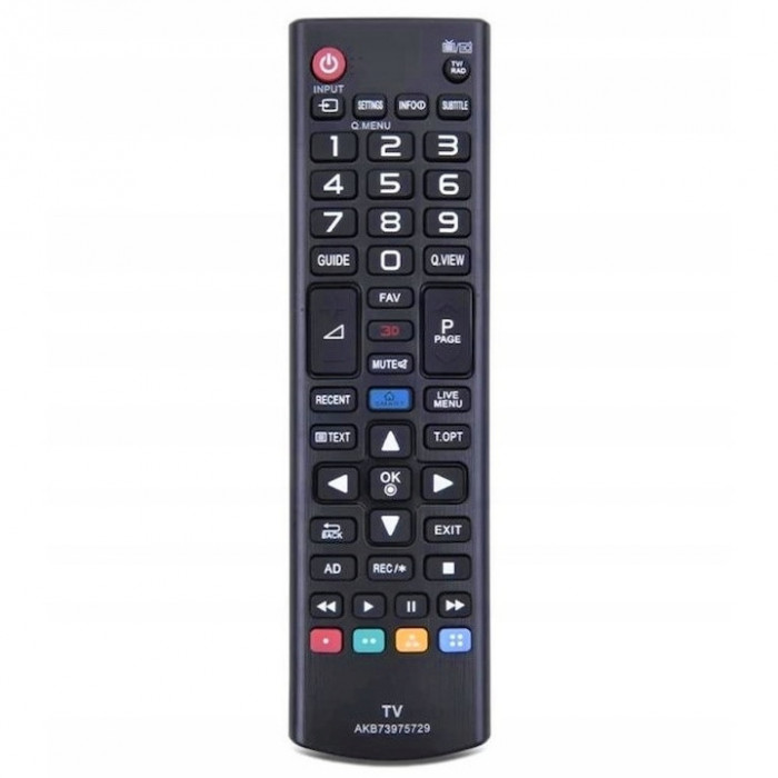 Telecomanda pentru Smart TV LG AKB73975729 3D, x-remote, Negru