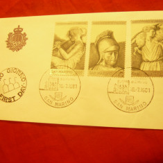 Plic FDC - Comemorare Virgiliu la 2000 Ani 1981 San Marino