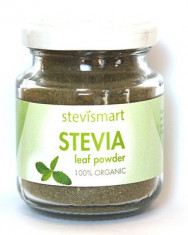 Stevia (stevie) pulbere raw bio 50g foto