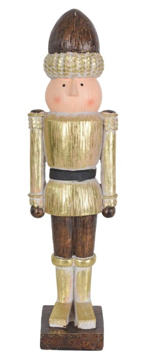 Figurina Craciun-Spargatorul de Nuci auriu ROC038