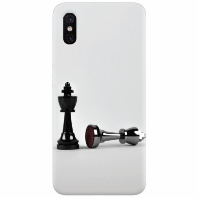 Husa silicon pentru Xiaomi Mi 8 Pro, Chess foto