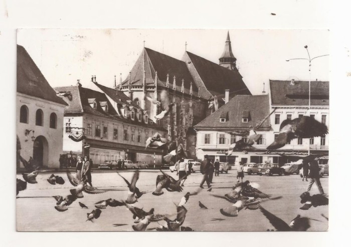 RF72 -Carte Postala- Brasov, Piata 23 August, circulata 1970
