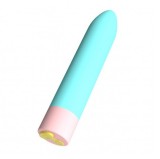 ​Vibrator Glont, Party Color Toys, reincarcabil prin USB, 10 Vibratii, 9 cm