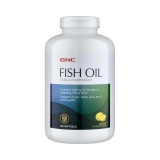Gnc Fish Oil, Ulei De Peste Cu Aroma Naturala De Lamaie, 360 Cps