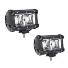 Set 2 x proiectoare auto 18LED, 72W, 6500K, 12V, IP68