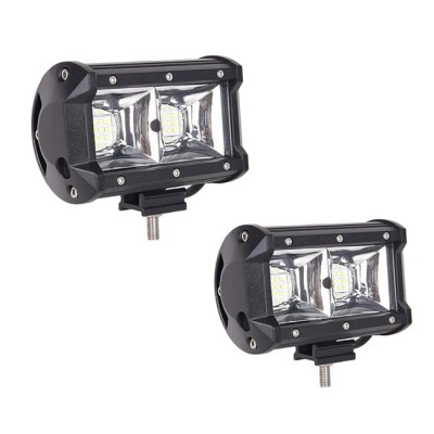 Set 2 x proiectoare auto 18LED, 72W, 6500K, 12V, IP68 foto