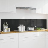 VidaXL Spate de bucătărie Negru 100 x 40 cm sticlă securizată 3415551