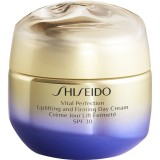 Shiseido Vital Perfection Uplifting &amp; Firming Day Cream cremă de zi cu efect de fermitate și de lifting SPF 30 50 ml