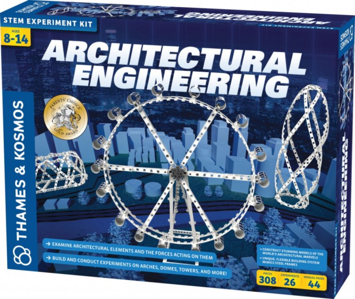 Kit constructie STEM Inginerie arhitecturala 308 piese