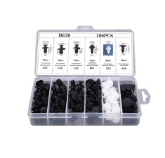Set clipsuri auto universale 100 bucati