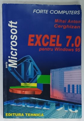 EXCEL 7.0 PENTRU WINDOWS 95 de MIHAI ANTON CERGHIZAN , 1996 foto