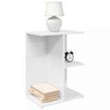 VidaXL Noptiere 2 buc Alb 46,5x29x61 cm Lemn prelucrat