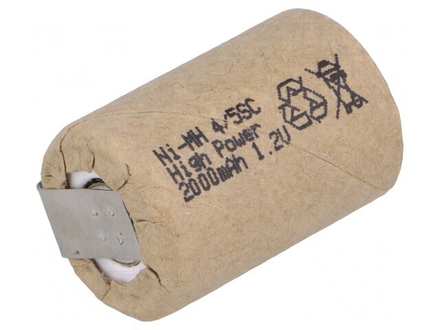 Baterie Ni-MH 4/5SC 1,2V 2000mAh cu Urechi pentru Lipire