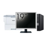 Pachet Calculator Second Hand DELL OptiPlex 5060 Mini PC, Intel Core i5-8500T 2.10-3.50GHz, 8GB DDR4, 256GB SSD + Monitor 19&amp;quot; + Imprimanta Brothe