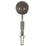 Opritor usa pentru pardoseala, TS8GK, nylon, gri, 8 x 60 mm