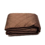 Husa Canapea 2 Locuri Impermeabila Reversibila Bej Maro Poliester Embosata Protectie Lavabila