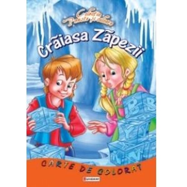Craiasa Zapezii - Carte de colorat - Poveste si culoare