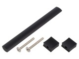 Manetă Aluminiu Negru Mat 30,5mm x 148mm x 15,5mm