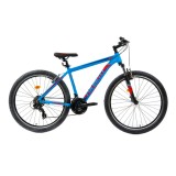 Cumpara ieftin Bicicleta MTB Colinelli COL23, Marimea M, 27.5 inch, Albastru, Schimbator Shimano ST-EF500, 21 Viteze, Cadru Aluminiu, Frane V - Brake Ultimate Factor