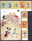 Ghana 1994 Disney MI 1848-1955 + 2 bl. 243,244 MNH, Nestampilat