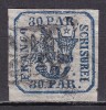 ✅ RO 1864 ,LP 13 ,&quot;Principatele Unite II&quot;, 30 PAR , stampilat, Nestampilat