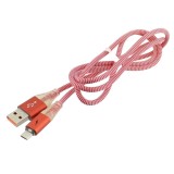 Cablu USB tata la micro USB, tata, cu panza, 1m, 196706