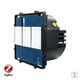 Cumpara ieftin Modul Intrerupator Rulouri cu Touch LUXION, Protocol Zigbee Tuya SmartElectro IntelligentHouse