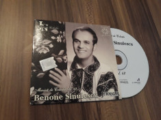 CD BENONE SINULESCU MUZICA DE COLECTIE JURNALUL ORIGINAL foto