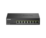 Switch D-Link DMS-108P, 8 Porturi PoE, 8x RJ-45, 2.5 Gbps Viteza LAN, 40 Gbps Capacitate, Auto MDI/MDIX