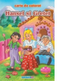 Hansel si Gretel - Carte de colorat + poveste (format B5)