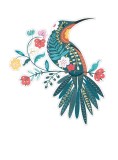 Felicitare Floral Bird | The Art File