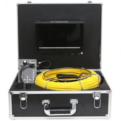 Camera Inspectie video canalizare, 40m, iUni ICT7, Monitor 10 inch, Inregistrare video