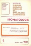 Stomatologia - Revista a societatii de stomatologie (1981/ianuarie-martie)