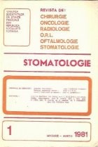 Stomatologia - Revista a societatii de stomatologie (1981/ianuarie-martie) foto