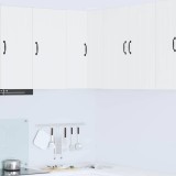 VidaXL Dulap suspendat de bucătărie Alb 57 x 57 x 80 cm Lemn compozit 885075