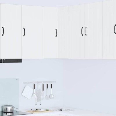 vidaXL Dulap suspendat de bucătărie Alb 57 x 57 x 80 cm Lemn compozit 885075 foto