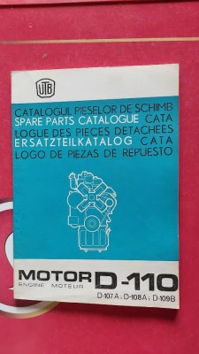 CATALOGUL PIESELOR DE SCHIMB MOTOR D-110 , UTB foto