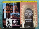 Cele Sapte Minuni ale Lumii Antice + Dictionar Enciclopedic Rebus, Integrame, Scrabble - Saeculum