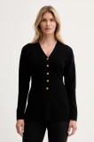 ISABELLE BLANCHE cardigan din amestec de l&acirc;nă culoarea negru, light, IS25FW-M154-F008