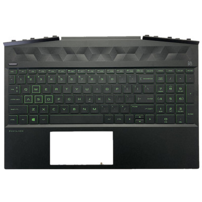 Carcasa superioara cu tastatura palmrest Laptop, HP, Pavilion 15-DK, 15T-DK, TPN-C141, L57593-271, US foto